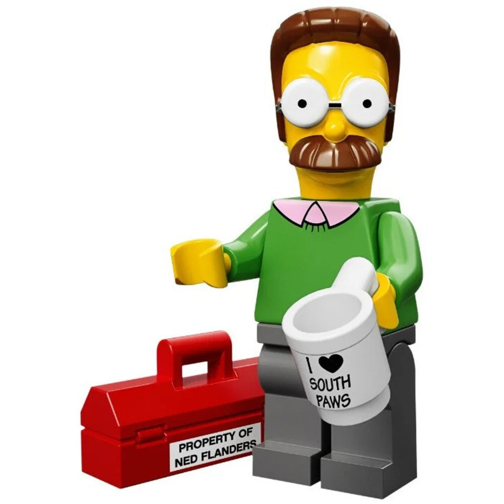 LEGO The Simpsons Series 1 Collectible Minifigures 71005 - Ned Flander (SEALED)